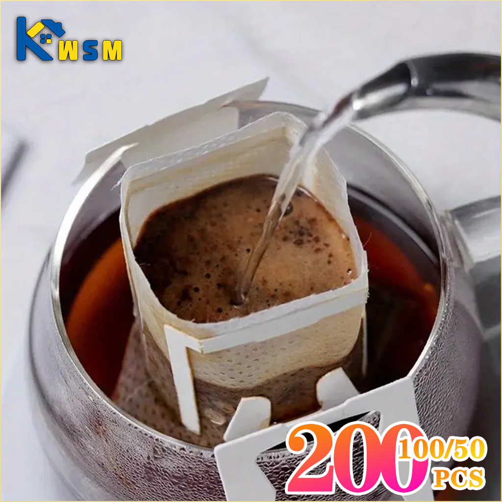 Coffee Equipment Travel Bag - Biodegradable Coffee Filter Bags Disposable Drip