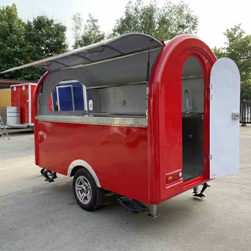 Quality Coffee Equipment - High Quality Round Bubble Tea Cart
