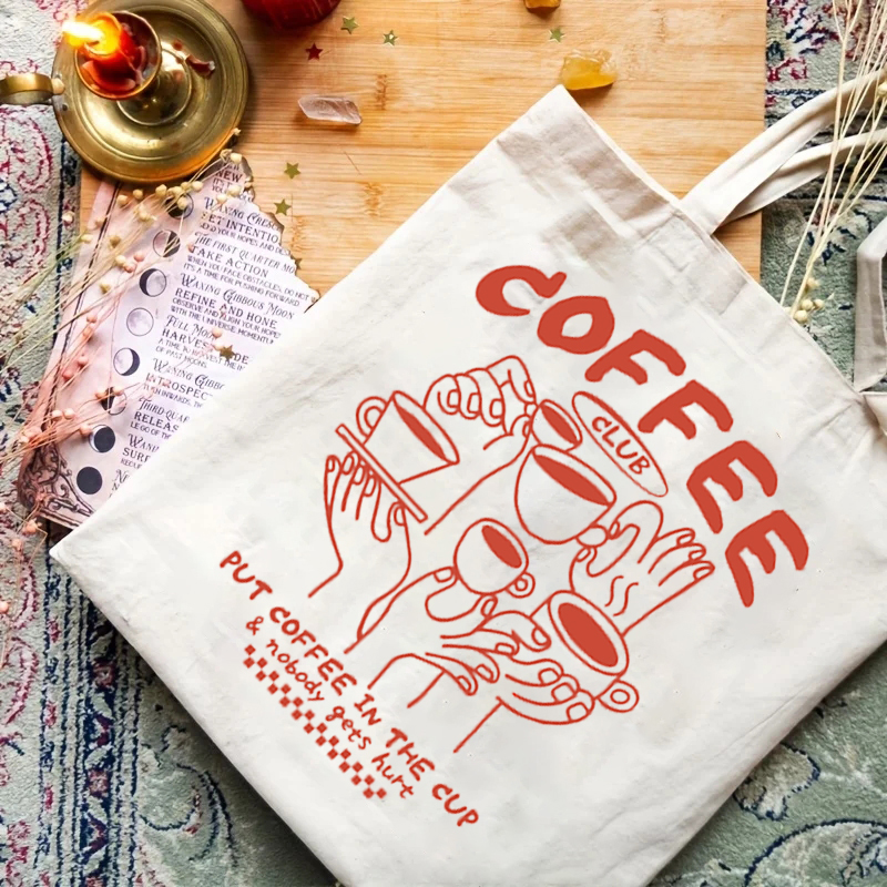 1pc Coffee Canvas Women Handba - đánh giá và giá Coffee Equipment Travel Bag