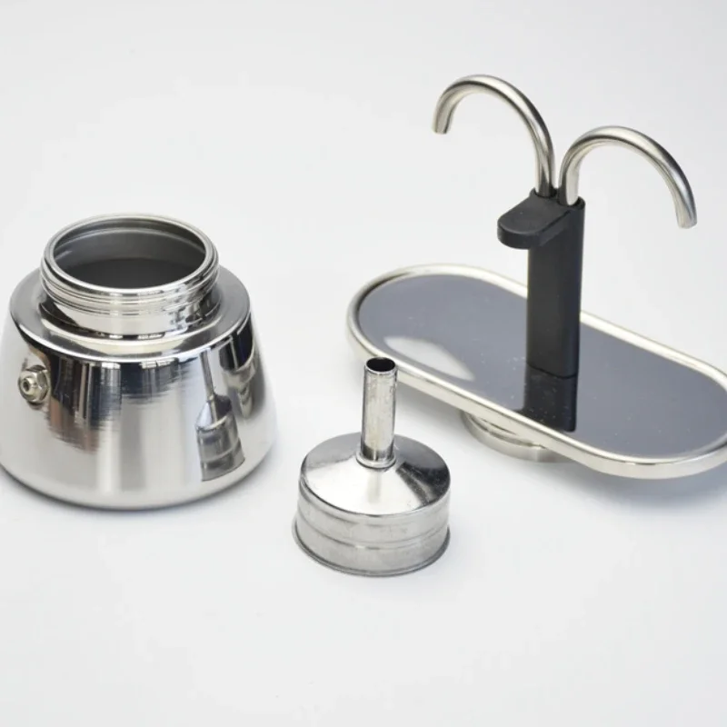 200ML Mini Moka Pot Double Tub - đánh giá và giá Coffee Equipment Tools