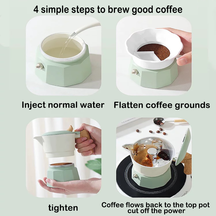 CZHIYAO 2 Cups Italian Mocha P - đánh giá và giá Quality Coffee Equipment