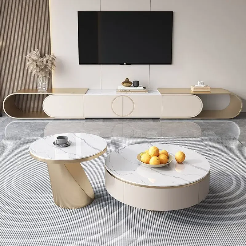 Light luxury rock slab TV cabi - đánh giá và giá Coffee Equipment For Home