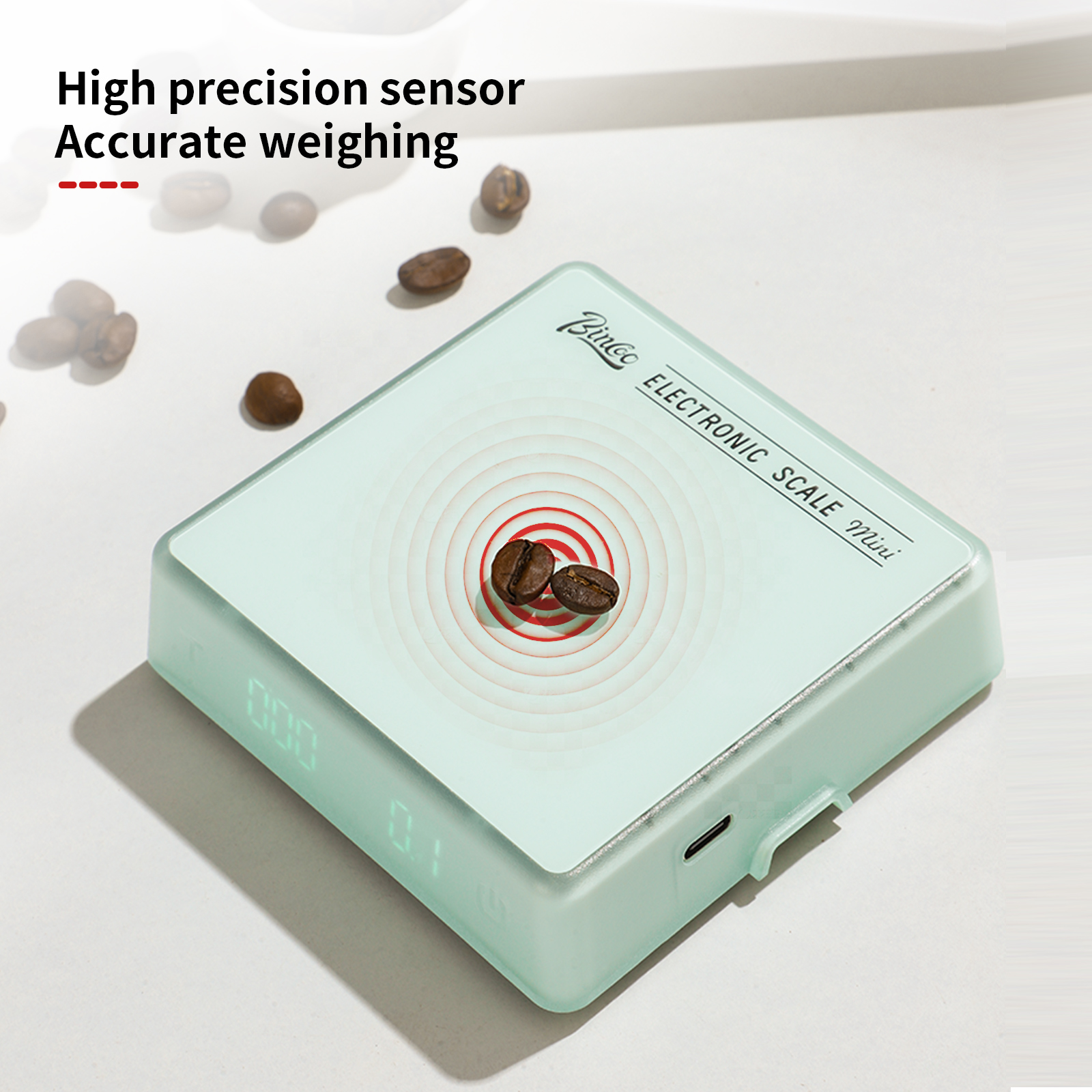 Bincoo electronic coffee scale - đánh giá và giá Coffee Equipment