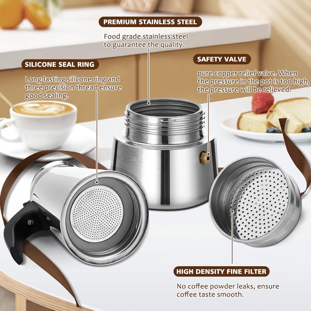 Portable Coffee Pot Stainless  - đánh giá và giá Coffee Equipment Tools