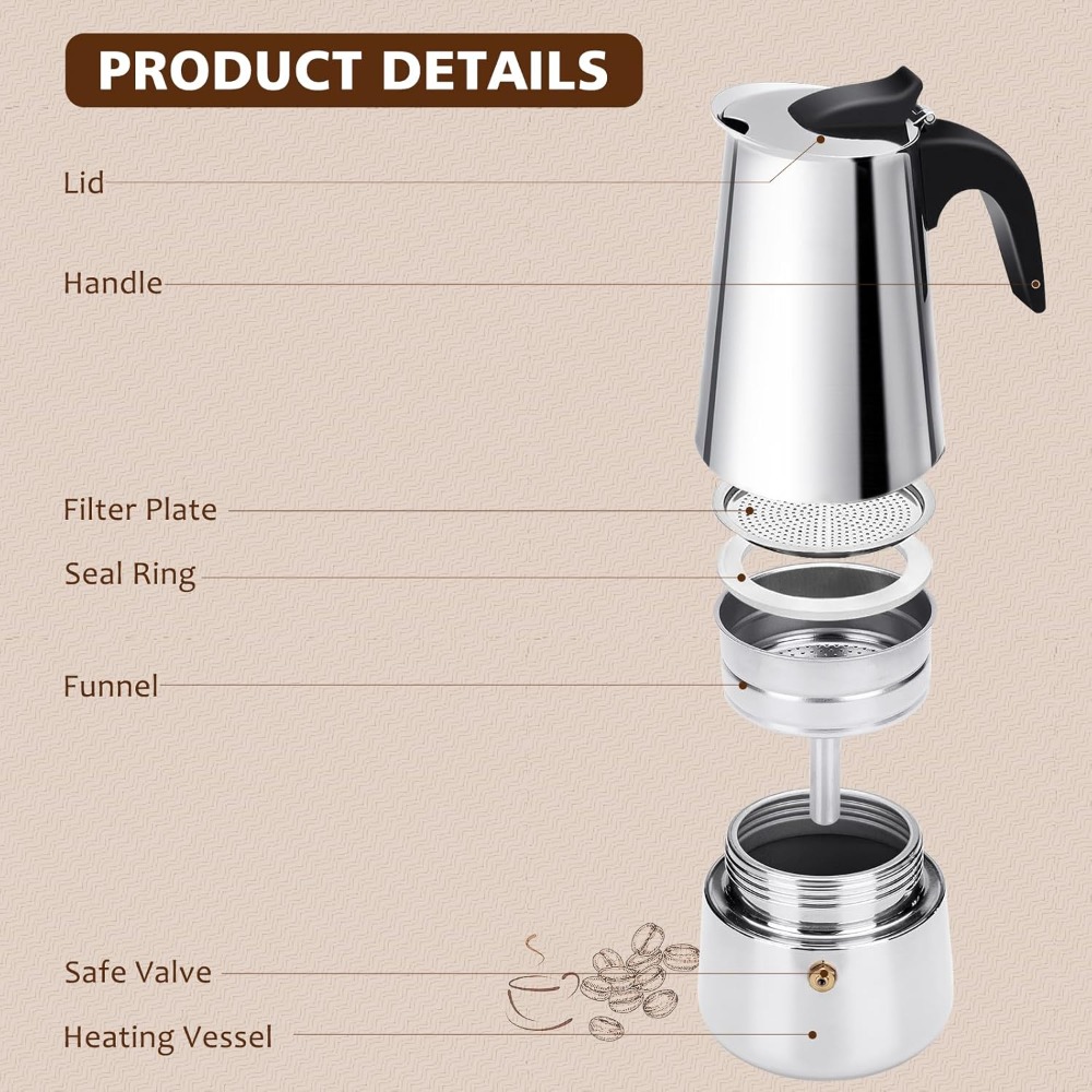 Portable Coffee Pot Stainless  - đánh giá và giá Coffee Equipment Tools