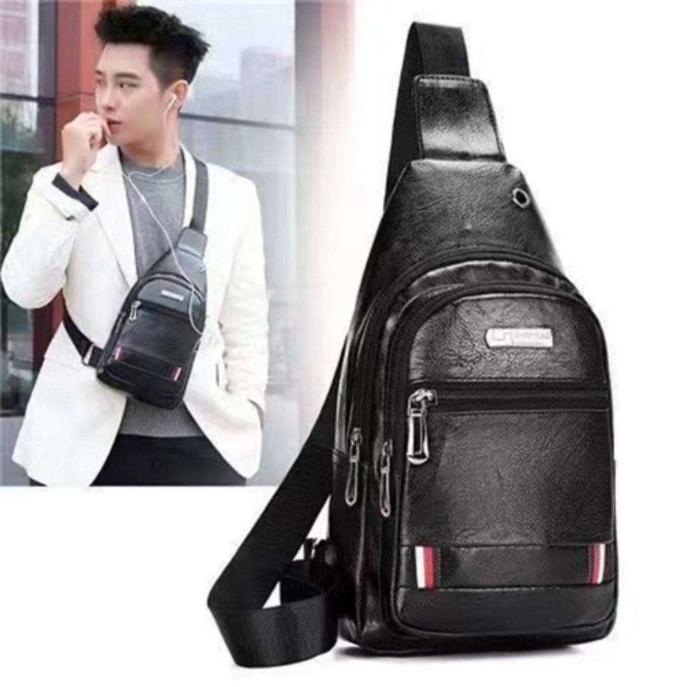 Casual PU Leather Men Messenge - đánh giá và giá Coffee Equipment Travel Bag