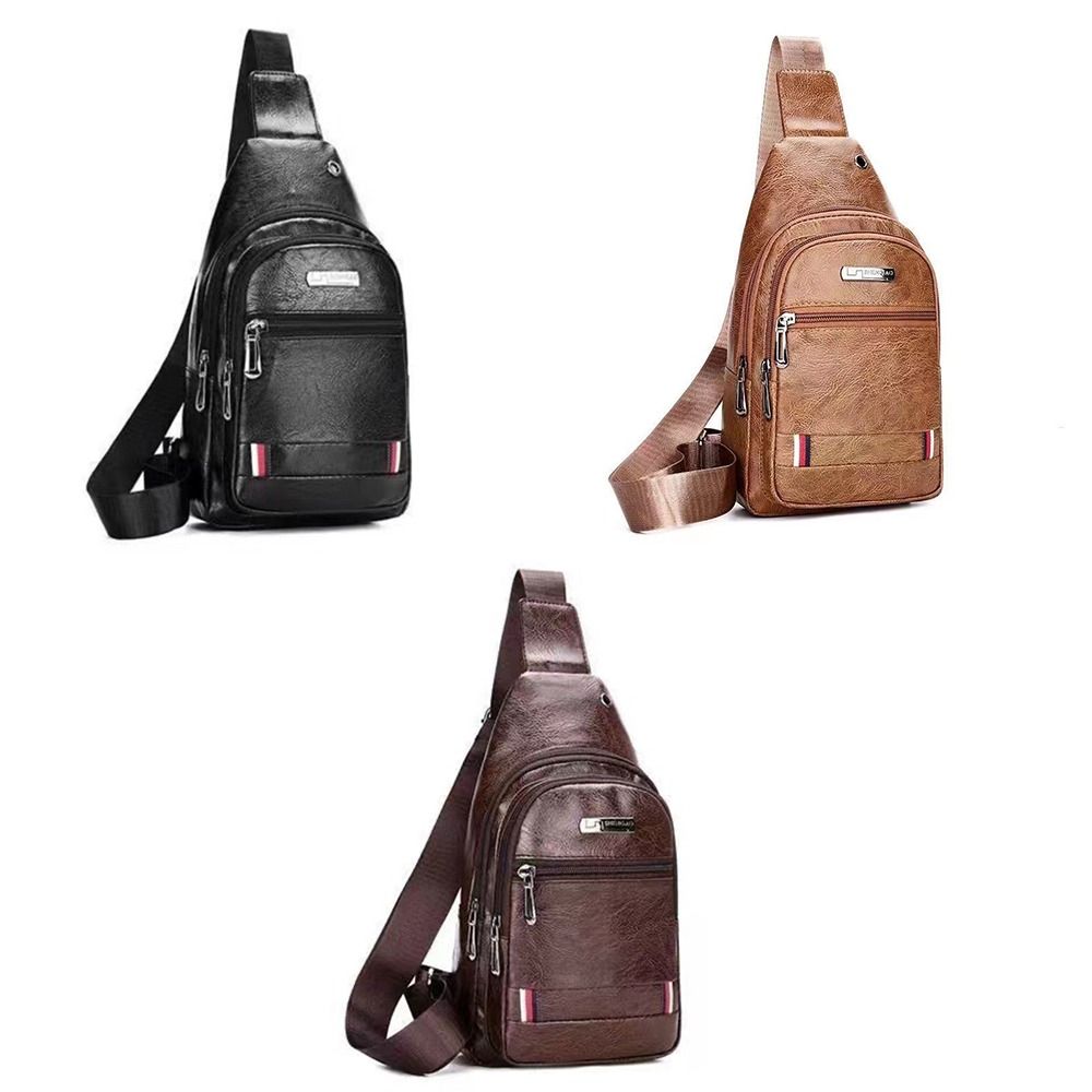 Casual PU Leather Men Messenge - đánh giá và giá Coffee Equipment Travel Bag