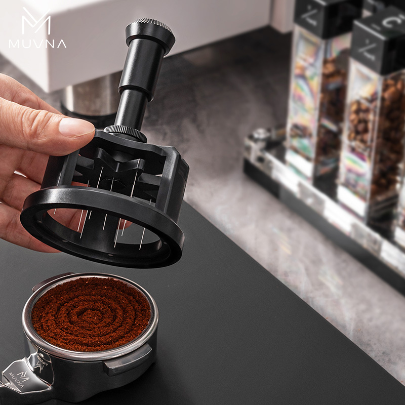 MUVNA Teemo Magnetic WDT Tool  - đánh giá và giá Coffee Distribution Tool