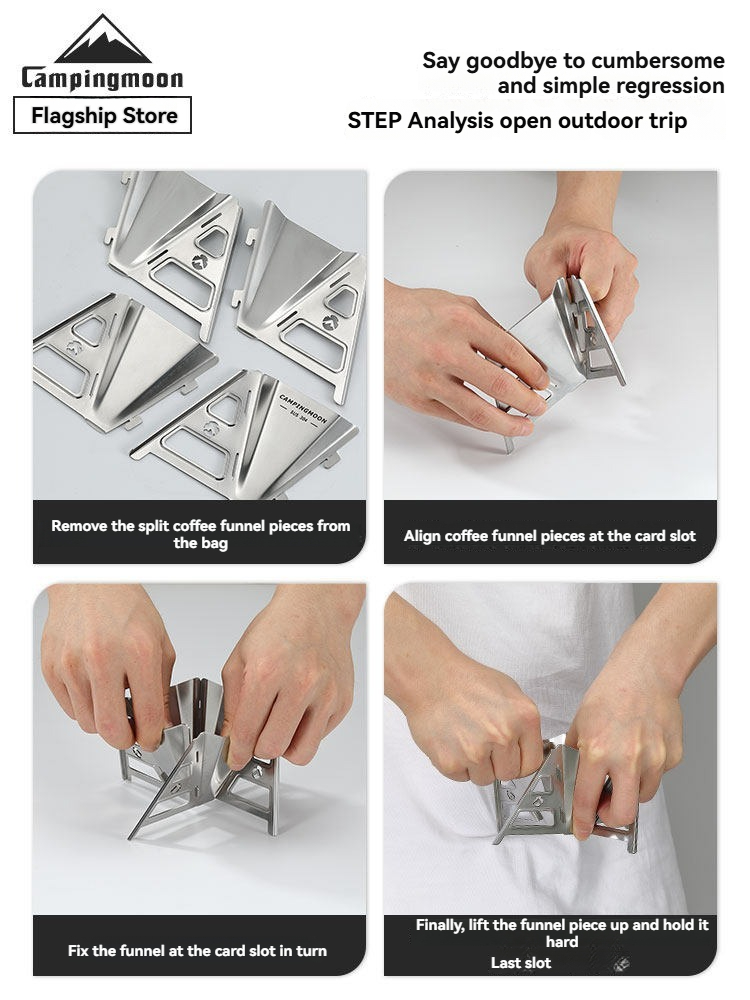 Outdoor coffee funnel set COF- - đánh giá và giá Coffee Equipment Filter