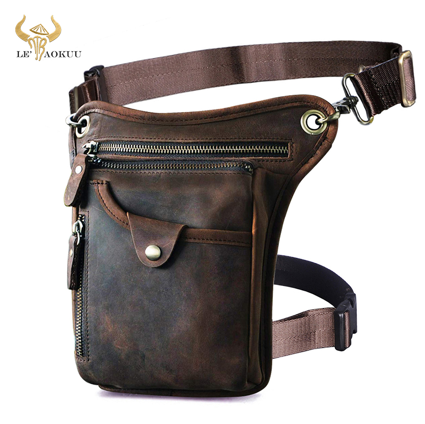 Thick Crazy Horse Leather Men  - đánh giá và giá Coffee Equipment Travel Bag