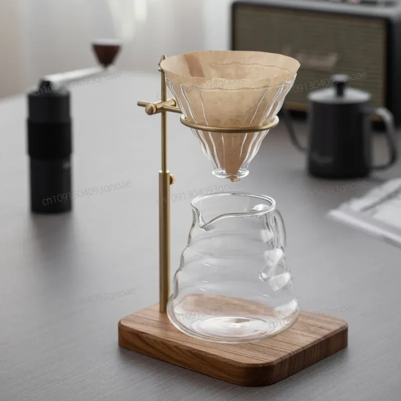 HeMu Solid Wood Brass Hand Bre - đánh giá và giá Coffee Equipment Filter