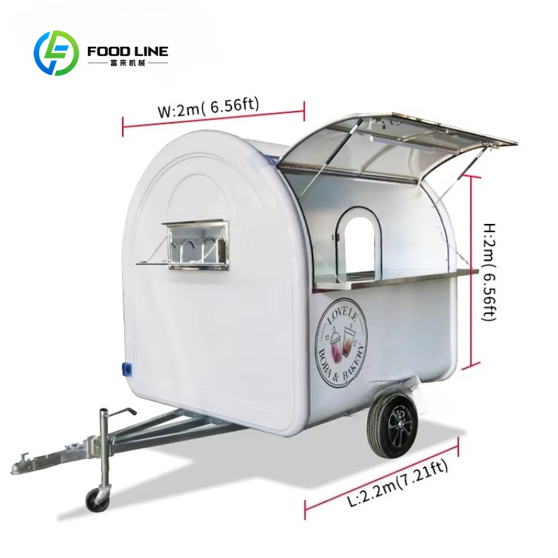 Custom Street Mini Round Food  - đánh giá và giá Coffee Equipment For Sale