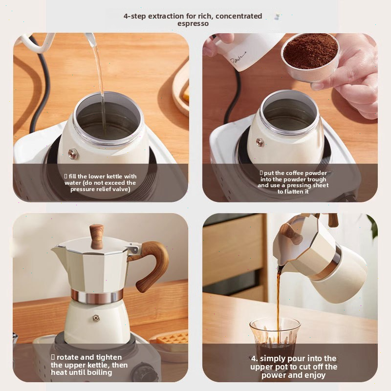 Round-bottomed Moka Pot Single - đánh giá và giá Coffee Equipment Tools